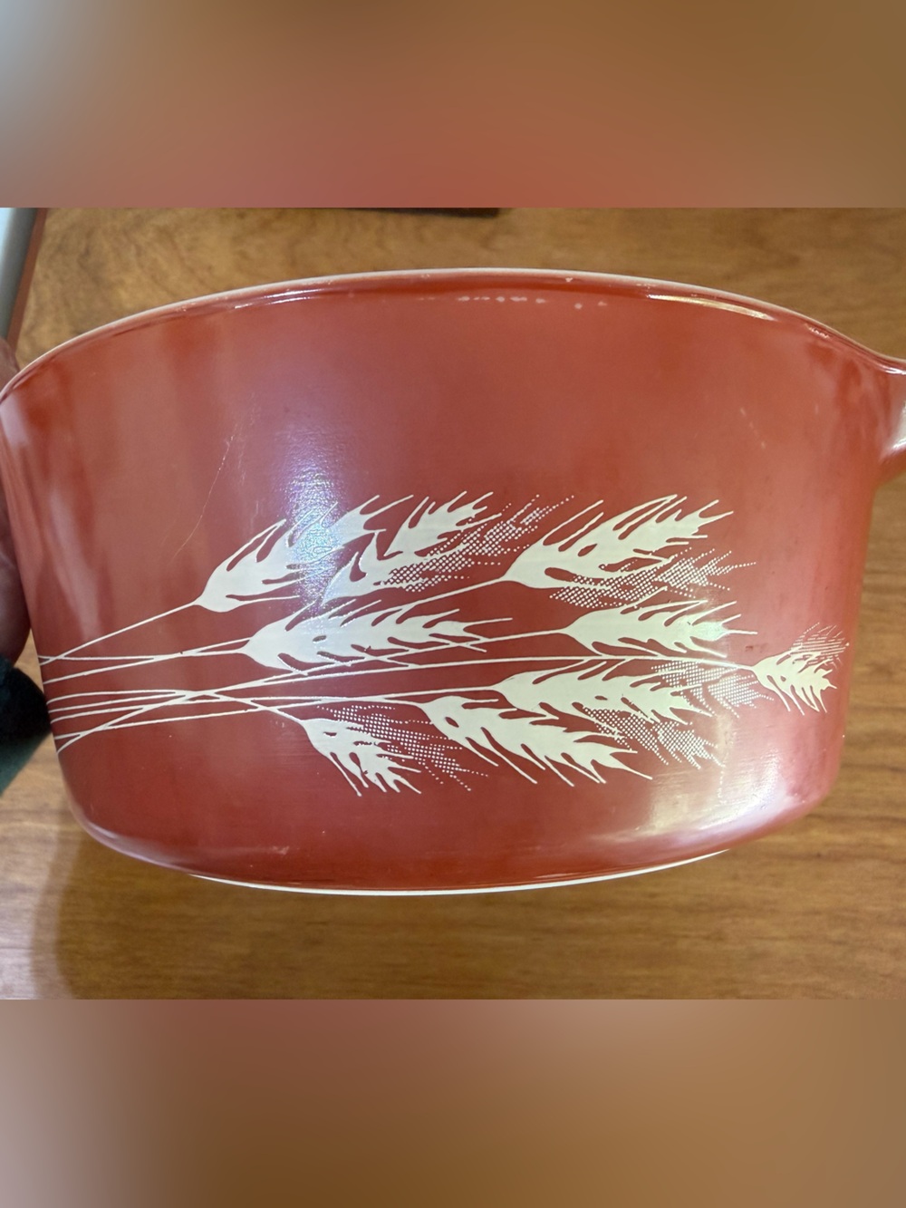 Pyrex 2 1/2 Qt Brown Wheat Bowl